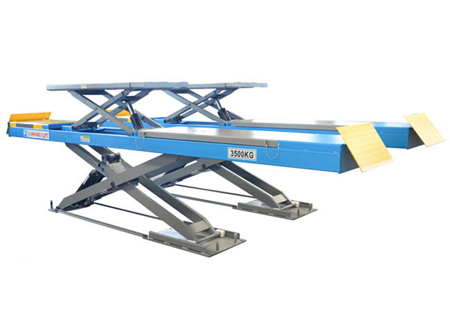 SHL-Y-J-35CBL on Ground  Wheel Alignment  Scissor Lift