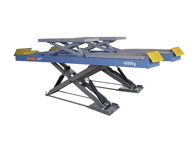 SHL-Y-J-45CBL Ultrathin Double Level Scissor Lift for Four Wheel Alignment