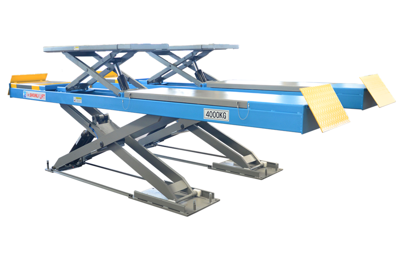 SHL-Y-J-40CBL on Ground  Wheel Alignment  Scissor Lift