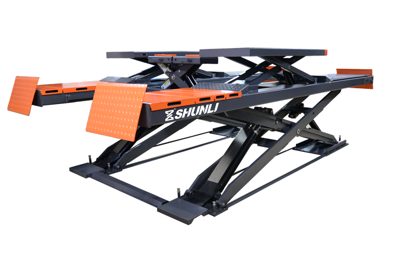 SHL-Y-J-50CCBL/55CCBL Ultrathin Double Level Scissor Lift for Four Wheel Alignment