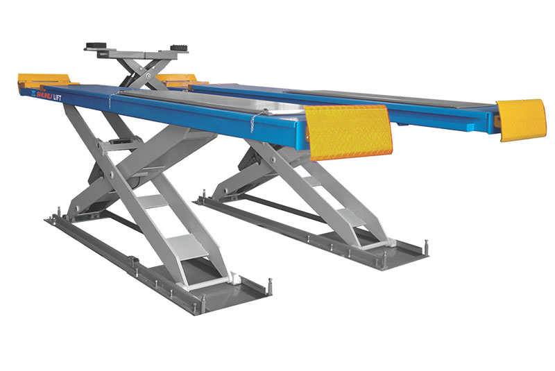 SHL-Y-J-40X Scissor Lift for Four Wheel Alignment (With Trolley)